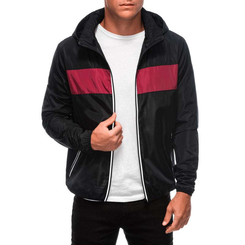 Férfi átmeneti kabát C628 fekete