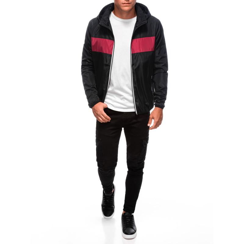 Férfi átmeneti kabát C628 fekete