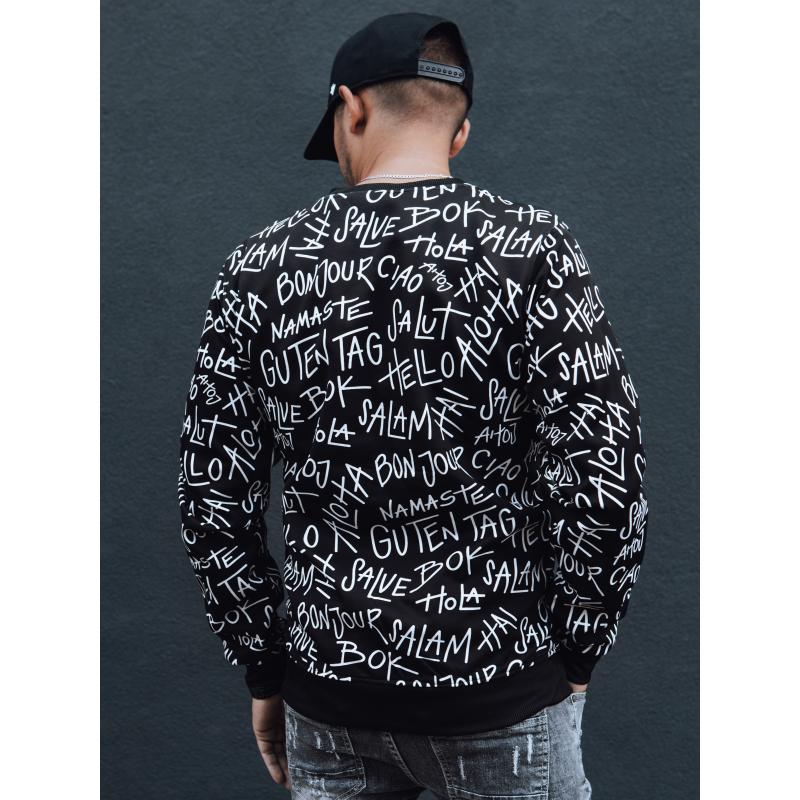 Férfi kapucnis pulóver JAM fekete