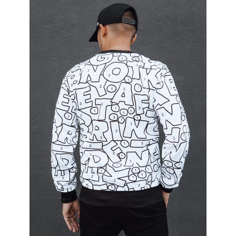 Pánská mikina s kapucí JAM bílá