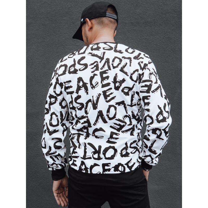 Pánská mikina s kapucí JIMA bílá