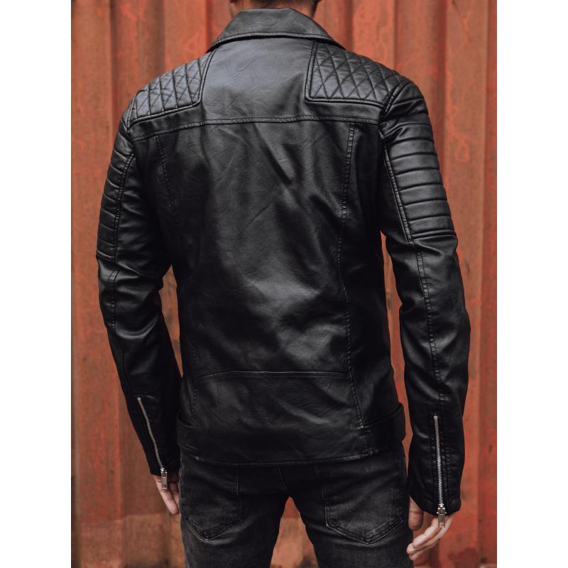 Férfi bőrdzseki SOMA fekete