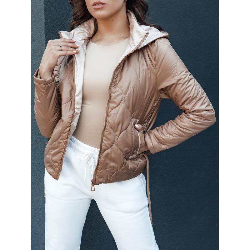 Prošívaná dámská bunda MAXWELL zlatá