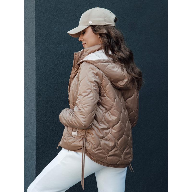 Prošívaná dámská bunda MAXWELL zlatá