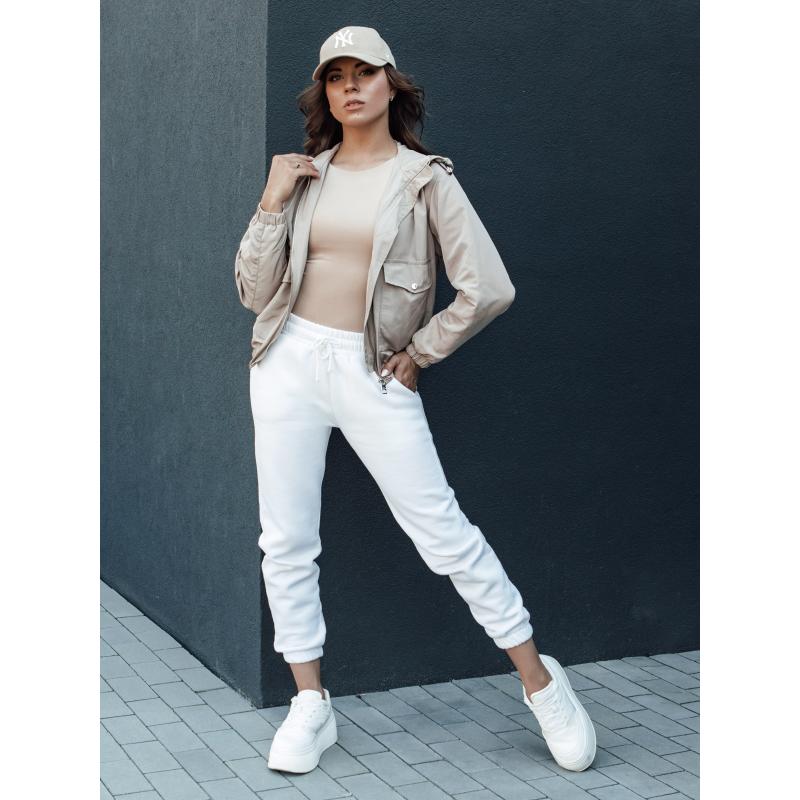 Dámska bunda s kapucňou BELIJ béžová