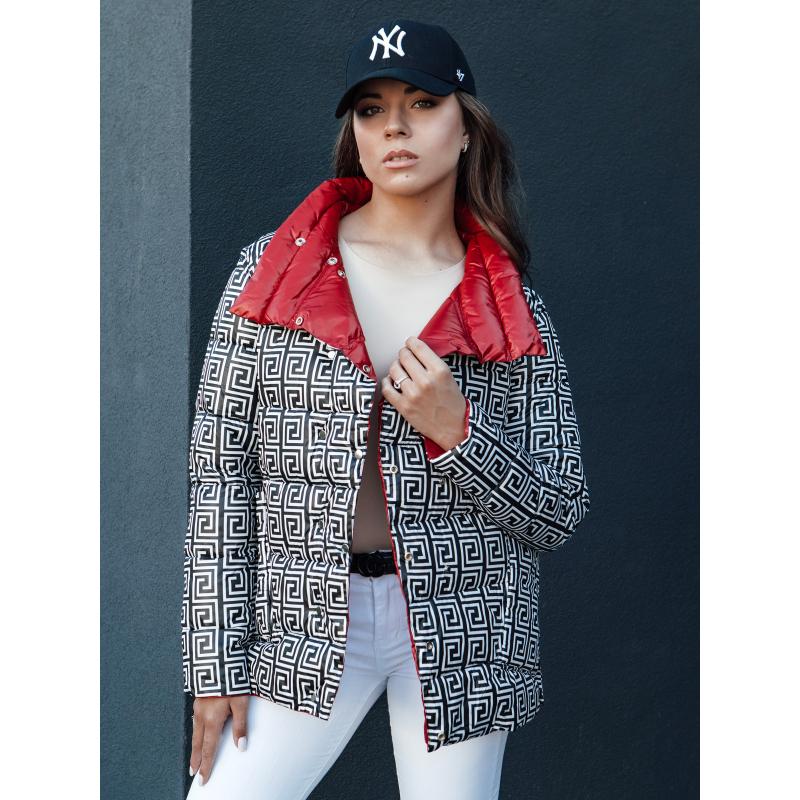 Dámská prošívaná bunda DELSY červená