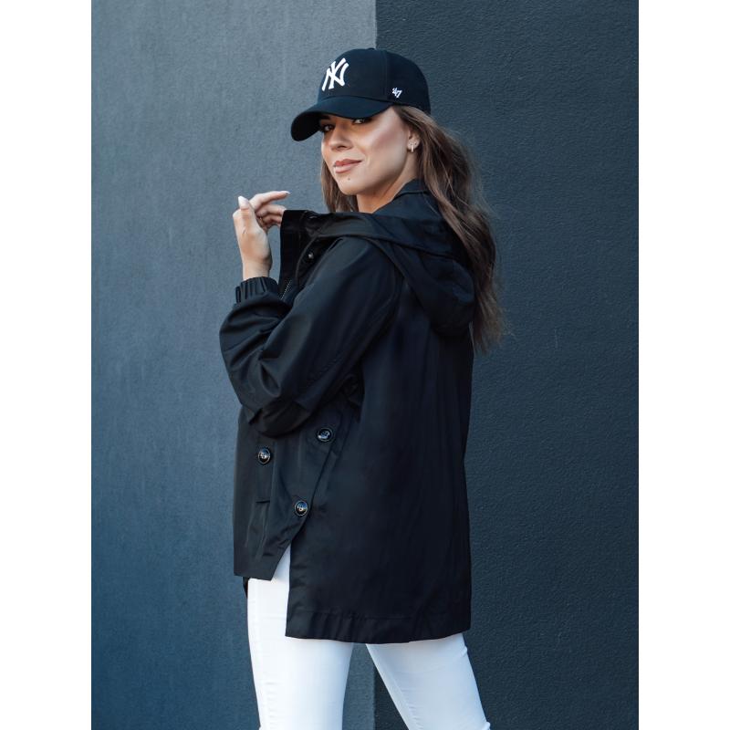 Dámská přechodová bunda s kapucí BELART černá