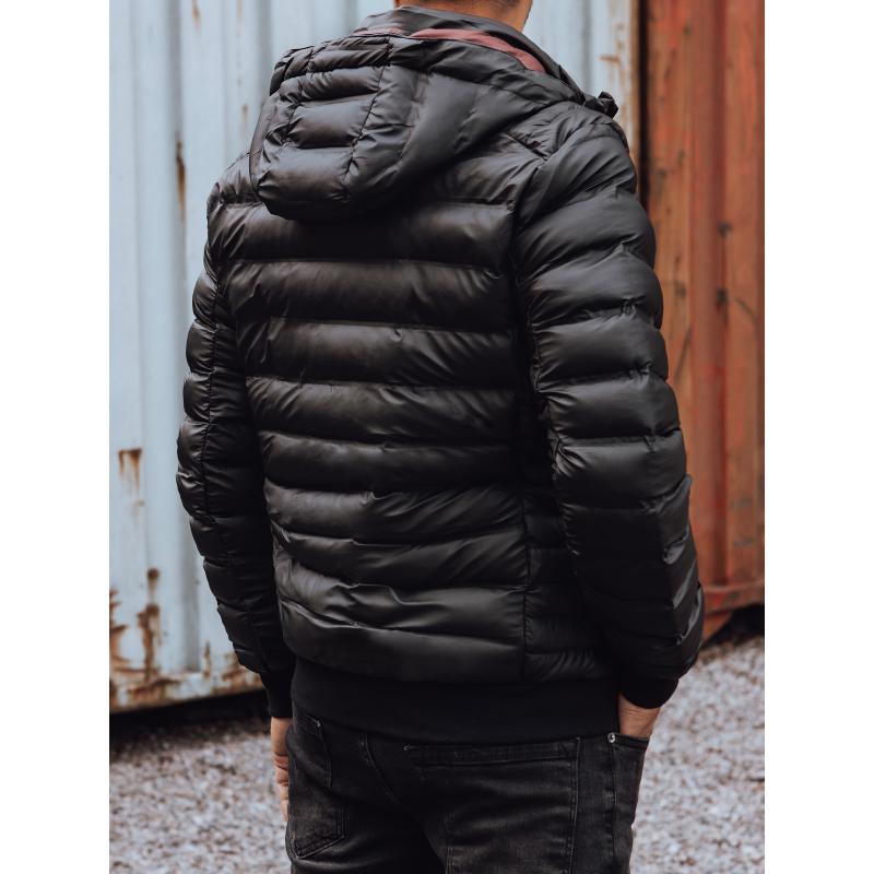 Pánská prošívaná bunda s kapucí LOMA černá