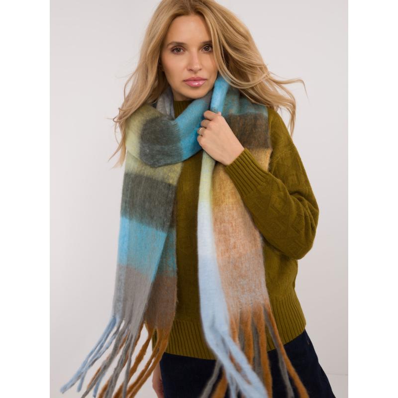 Dámská šála kostkovaná zimní 