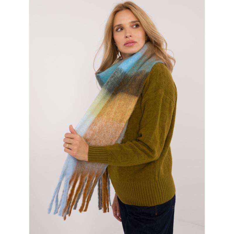 Dámská šála kostkovaná zimní 