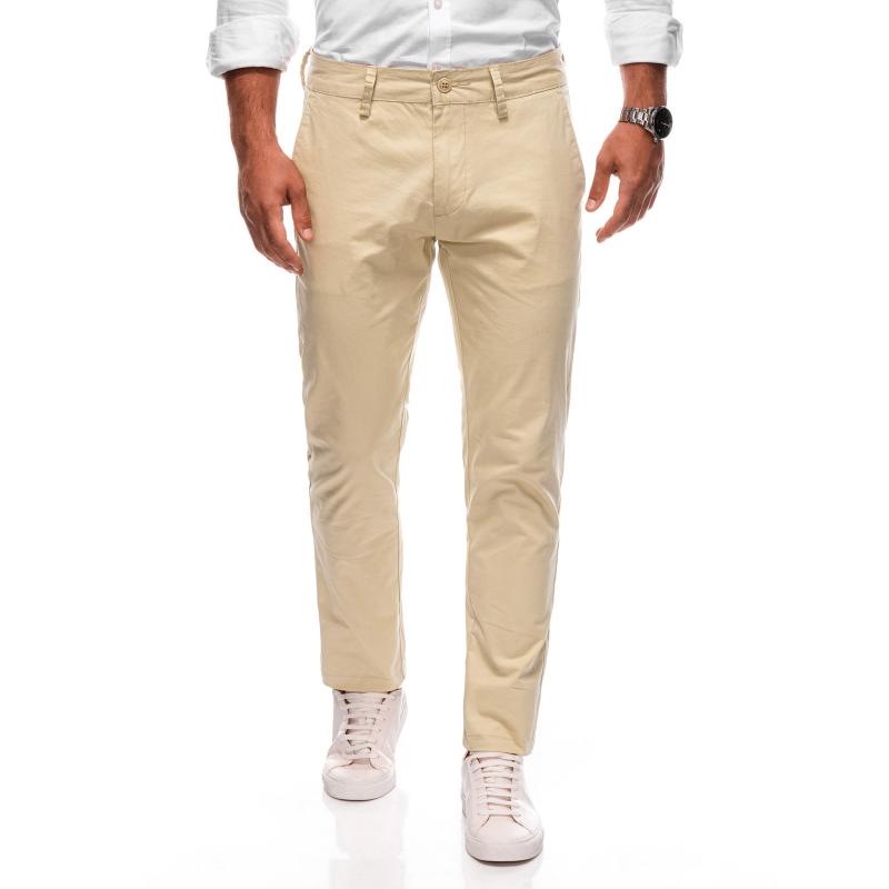 Férfi chino nadrág P1478 világos bézs