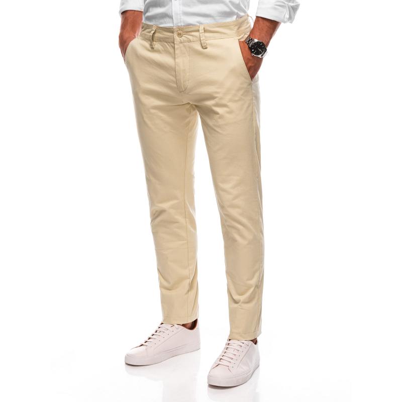 Férfi chino nadrág P1478 világos bézs
