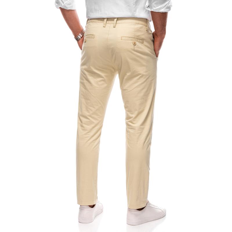 Férfi chino nadrág P1478 világos bézs