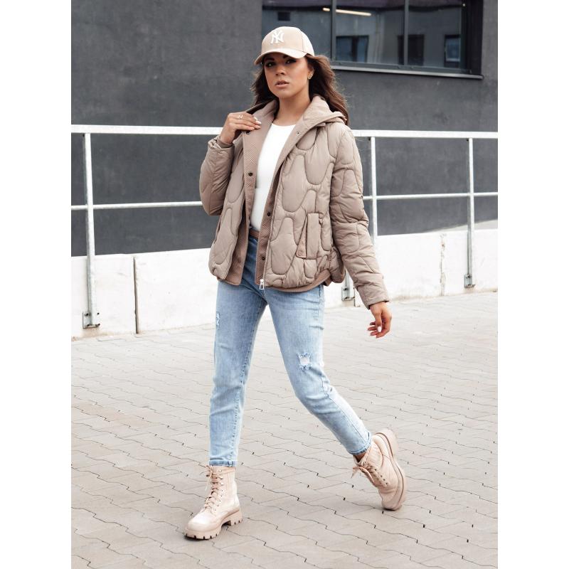 Dámská zimní bunda WINDGLAM hnědá