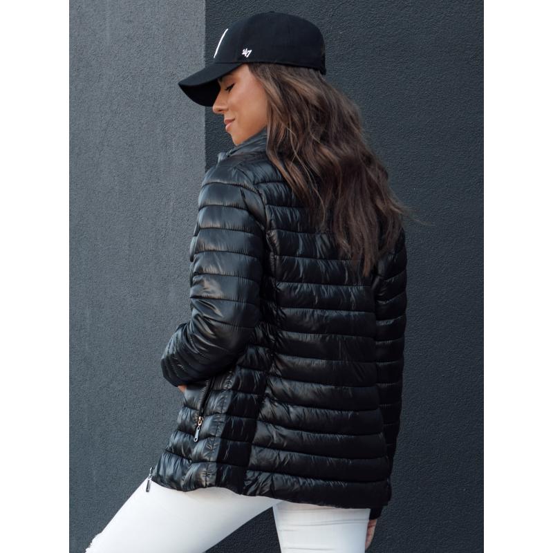 Női pehelypaplan dzseki BREEZFIT fekete