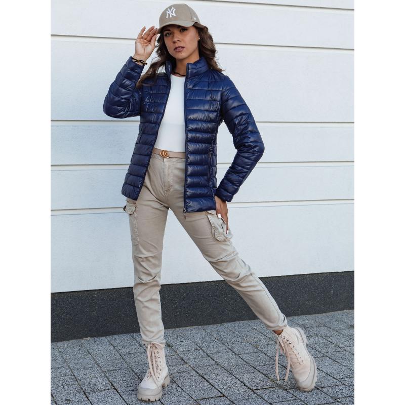 Dámská péřová bunda BREEZFIT tmavě modrá