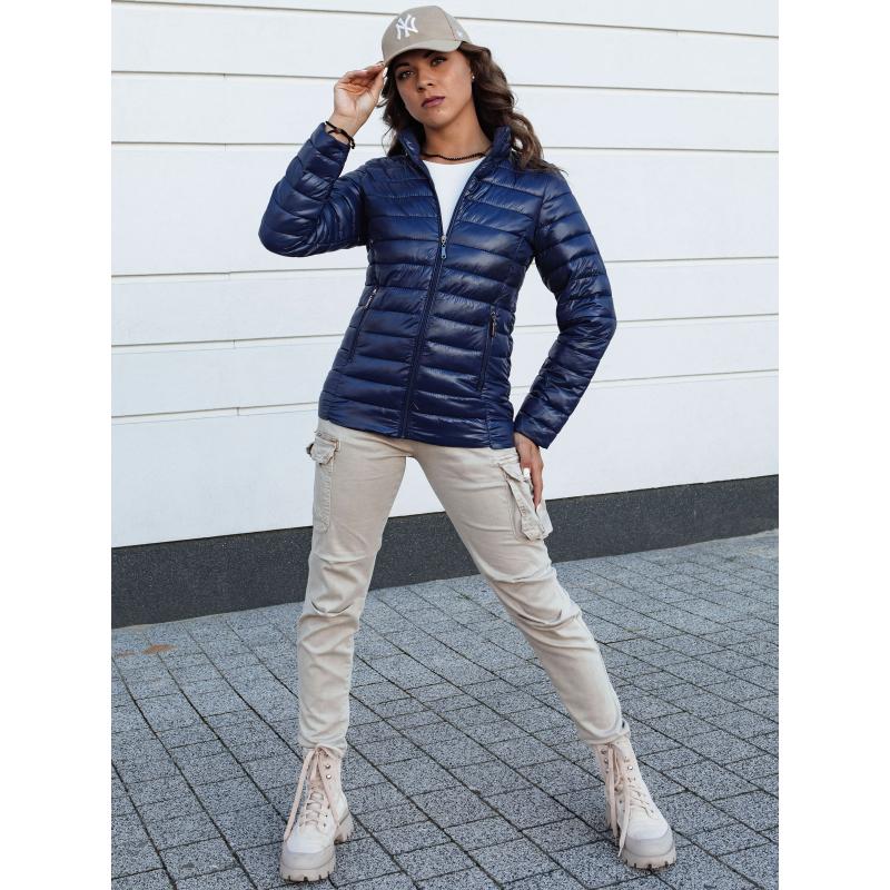 Dámská péřová bunda BREEZFIT tmavě modrá