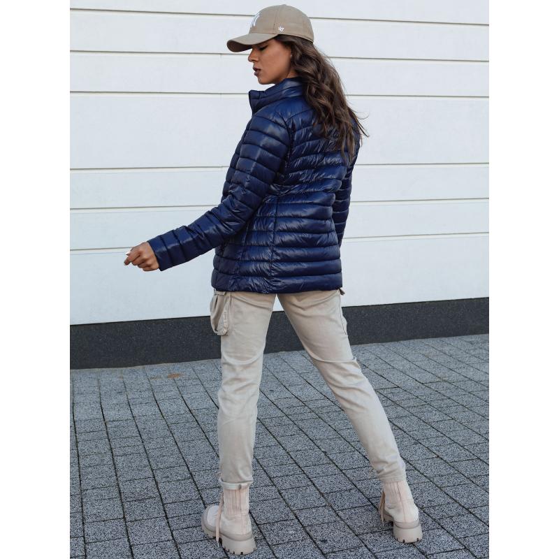 Dámská péřová bunda BREEZFIT tmavě modrá