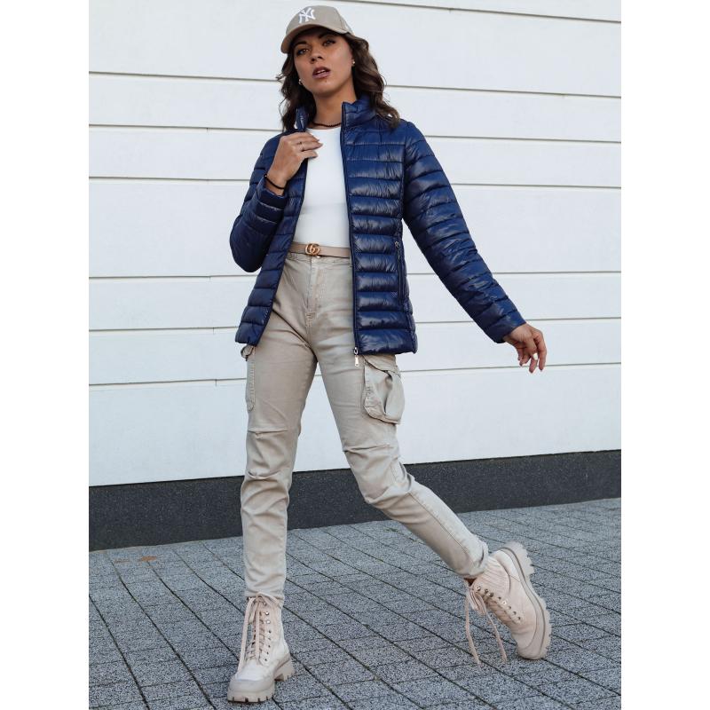 Dámská péřová bunda BREEZFIT tmavě modrá