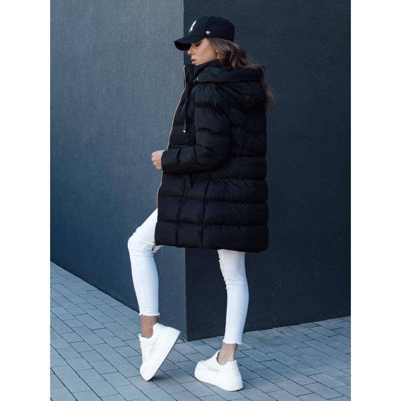 Dámská zimní bunda s kapucí GABRIELLE černá