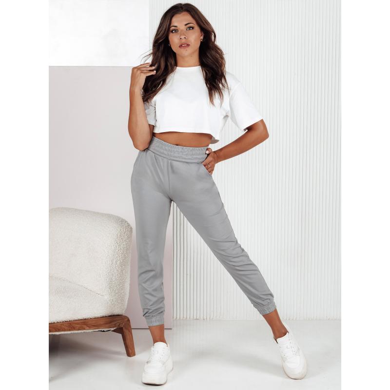 Dámské tepláky FASHIONCORE šedé