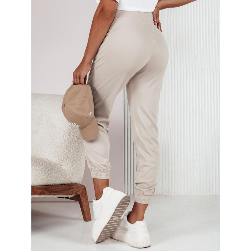 Dámské tepláky FASHIONCORE béžové