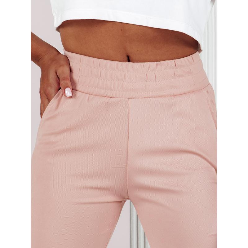 Dámské tepláky FASHIONCORE růžové