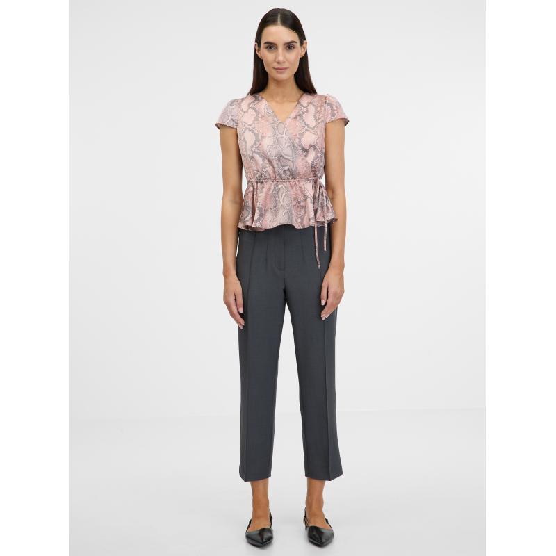 Világos rózsaszín női blúz