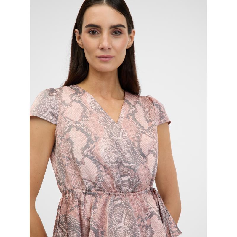 Világos rózsaszín női blúz