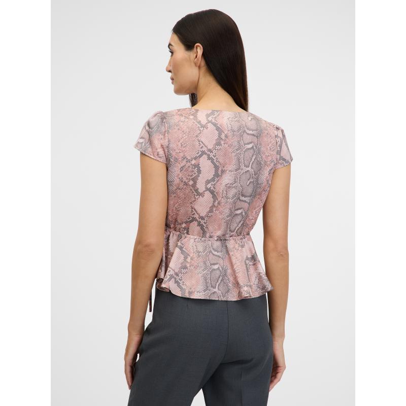 Világos rózsaszín női blúz