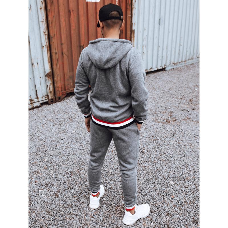 Pánská tepláková souprava tmavě šedá