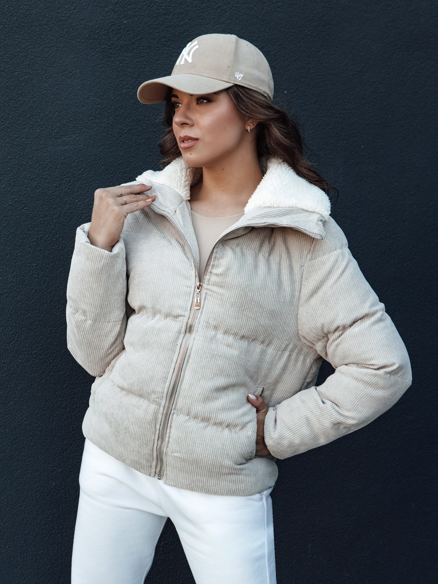 Dámska zimná bunda TRENDYGLAM béžová
