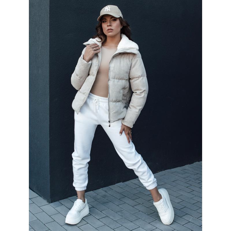 Női télikabát TRENDYGLAM beige