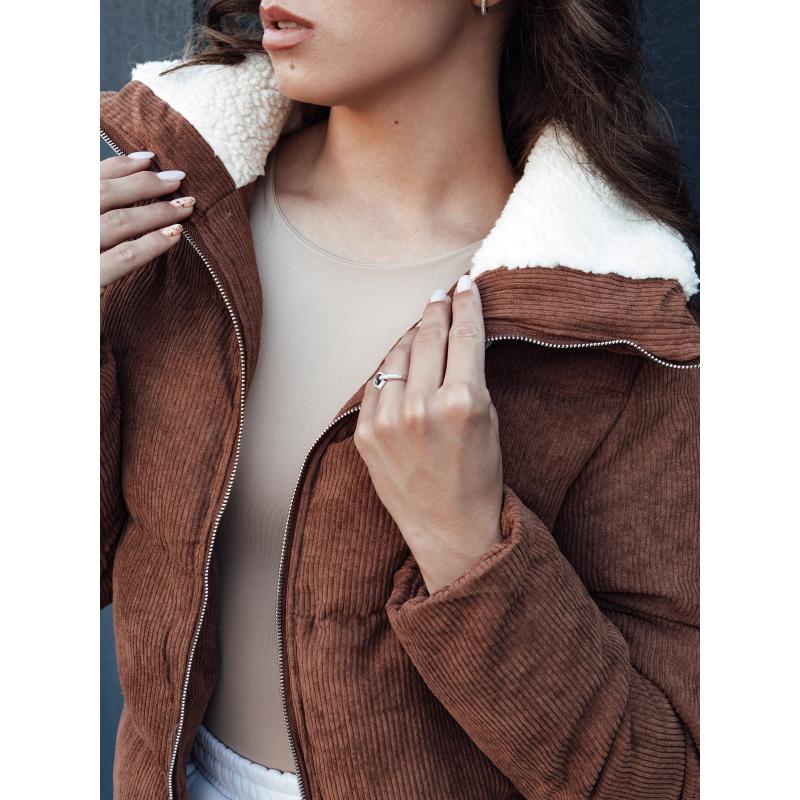 Női télikabát TRENDYGLAM barna