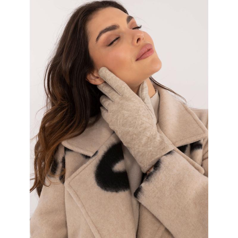 Női szigetelt kesztyű bézs