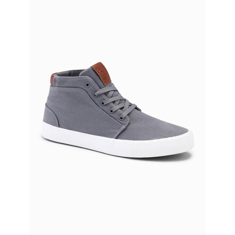 Pánské vysoké tenisky šedé 