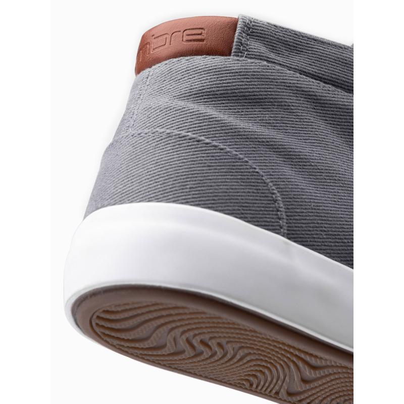 Pánské vysoké tenisky šedé 