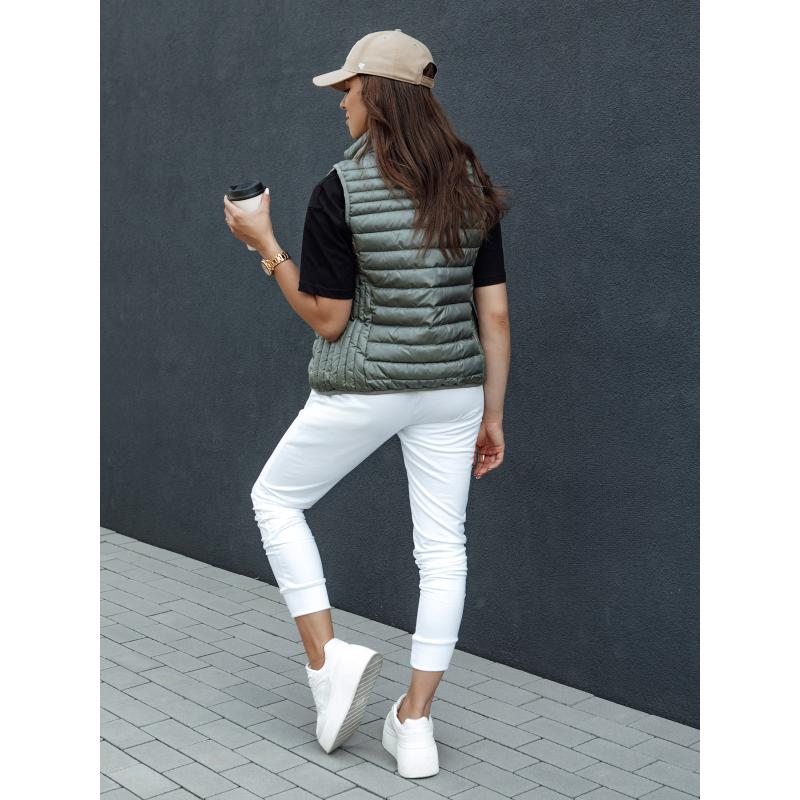 Steppelt női mellény STYLISHZ zöld állógallérral