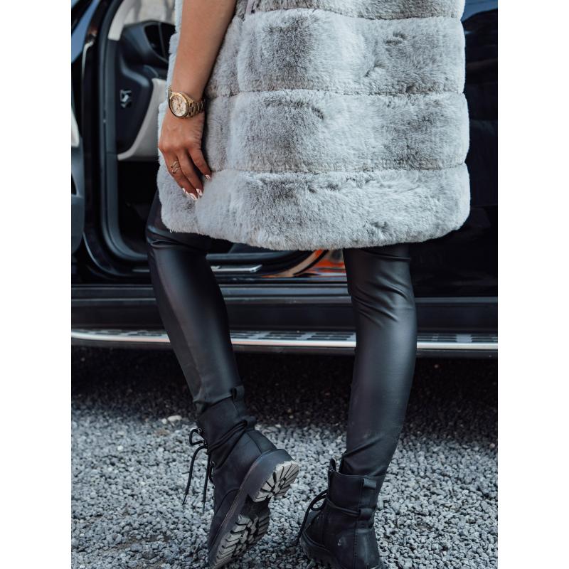 Női szőrme mellény ASHTON szürke