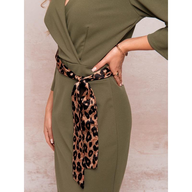 Dámské šaty DLR092 khaki