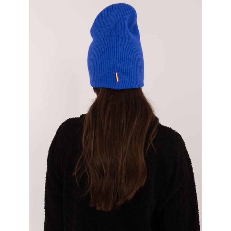 Dámská čepice s nášivkou RUE PARIS kobaltová 