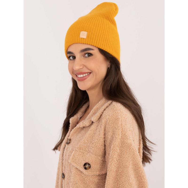 Dámská čepice RUE PARIS hořčicová