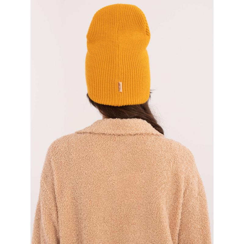 Dámská čepice RUE PARIS hořčicová