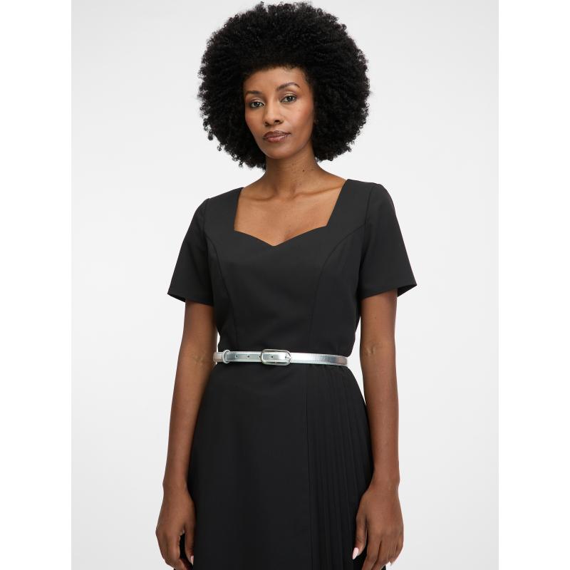 Stříbrný dámský pásek