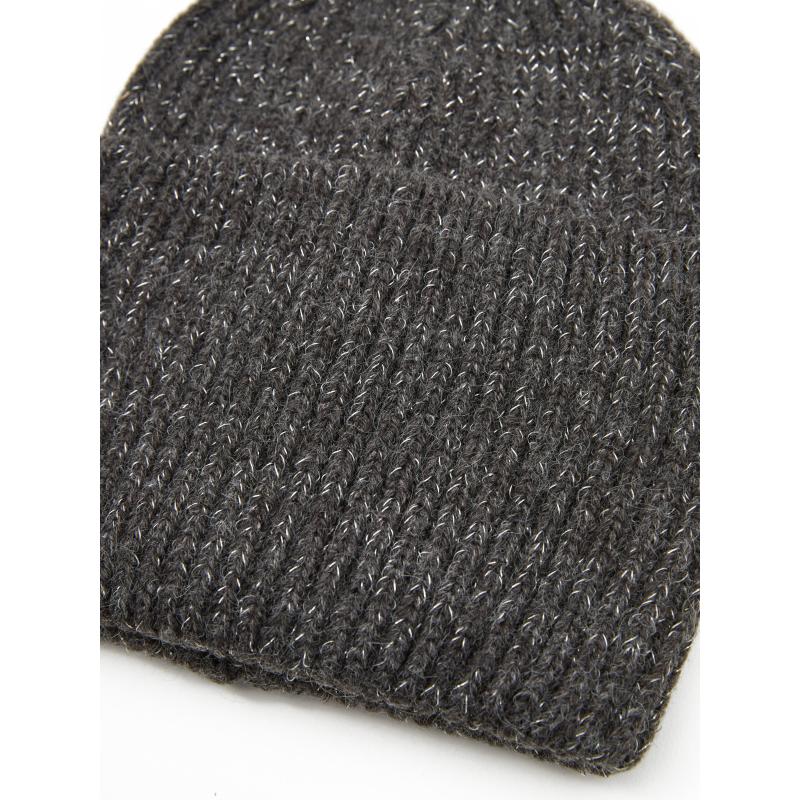 Šedá dámská čepice