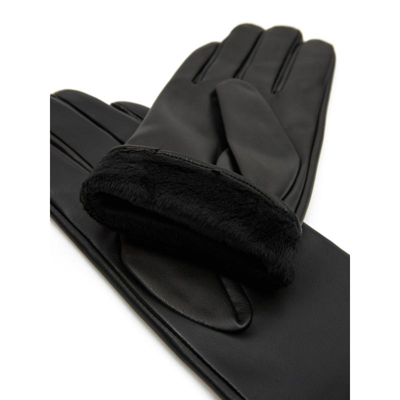 Černé dámské rukavice