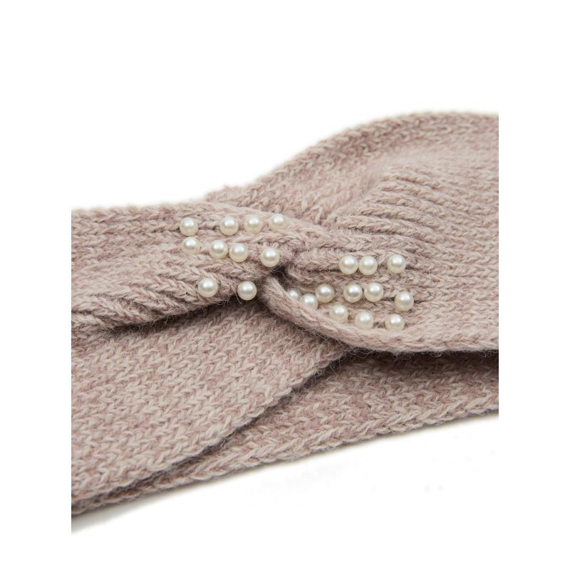 Béžová dámská čelenka