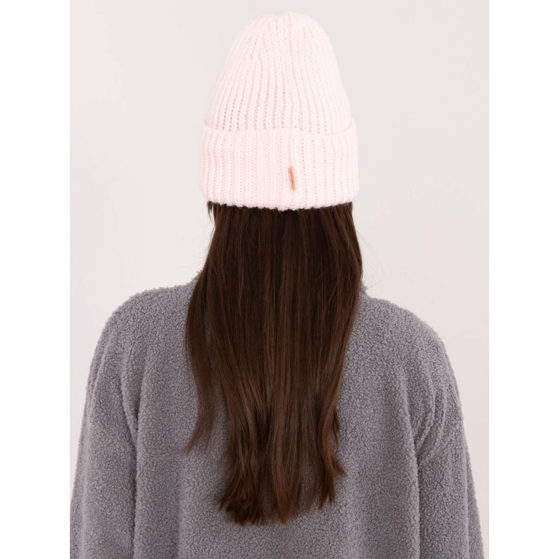 Női sapka RUE PARIS világos rózsaszínű