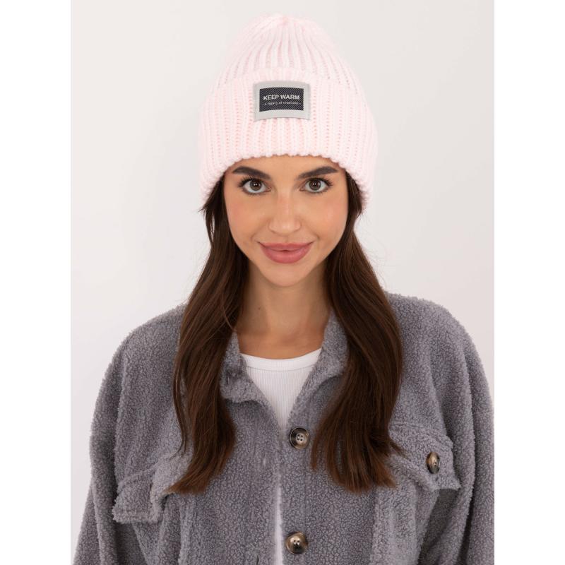 Női sapka RUE PARIS világos rózsaszínű