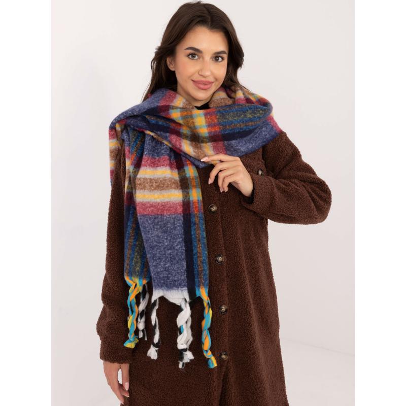 Női rojtos sál tengerészkék